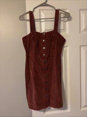 Aeropostale Corduroy Button Dress